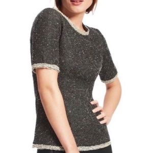 CAbi coco shell dress/work short sleeves top size M